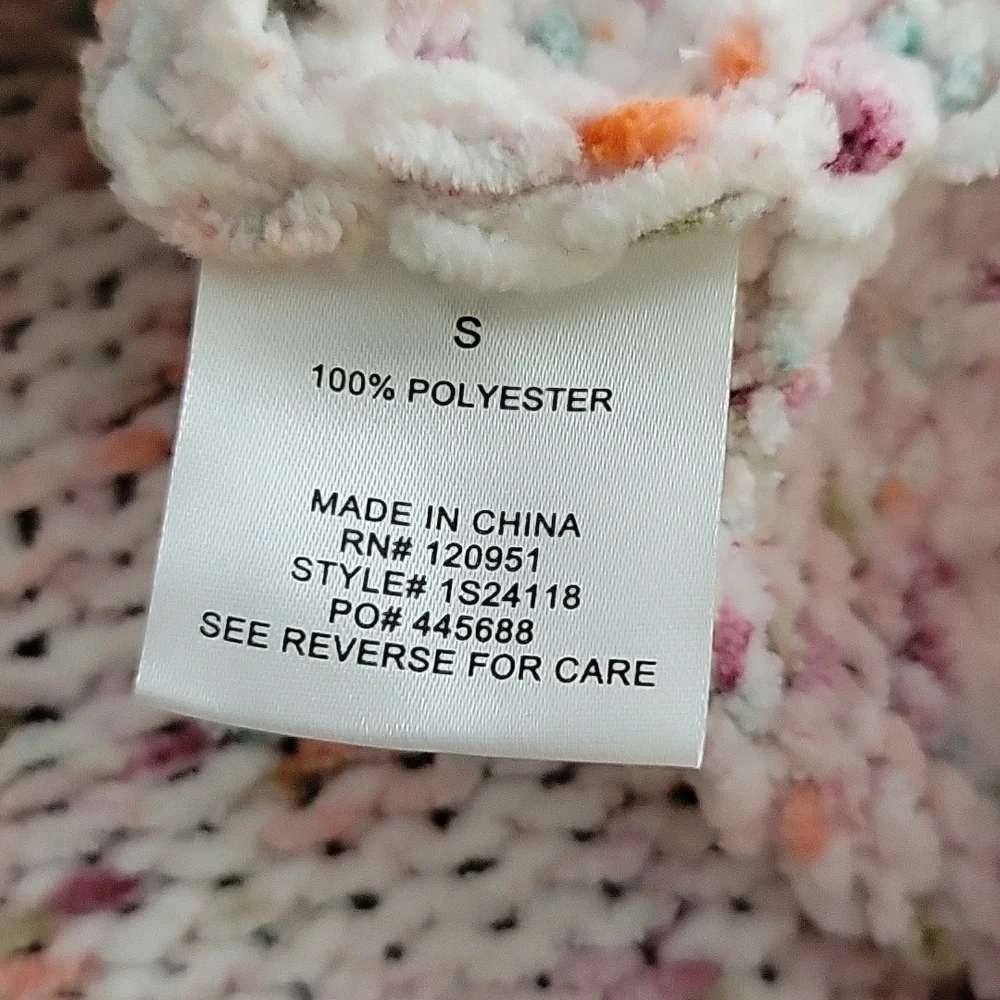 Pink Rose Women's Sweater - Picture 8 of 10